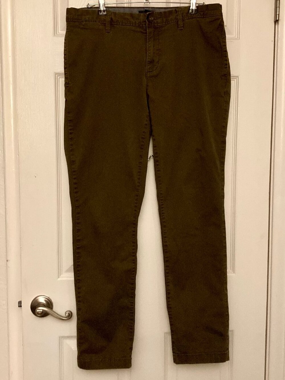 MEN's SZ 34 W/32 L, Great Condition, Nordstrom Cotton Chino Pants, Brown